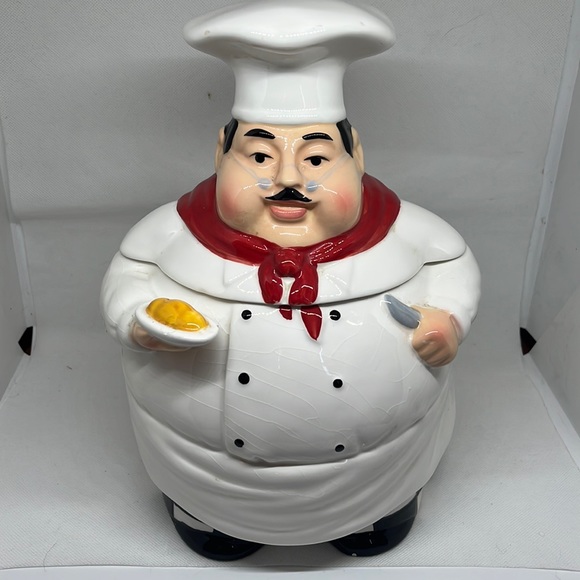 Kitchen Casa Vera Chef Cookie Jar Medium Poshmark